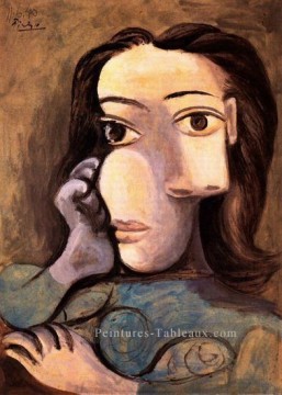 Buste de femme 4 1940 Cubisme Peinture à l'huile